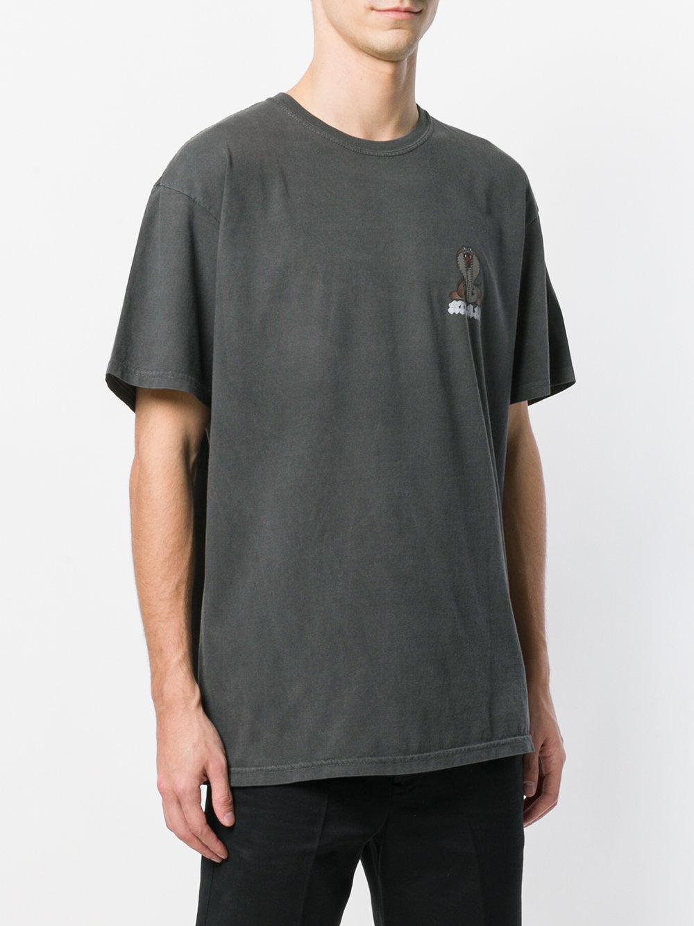 Stussy Cotton Printed Oversized T-shirt in Black for Men ...