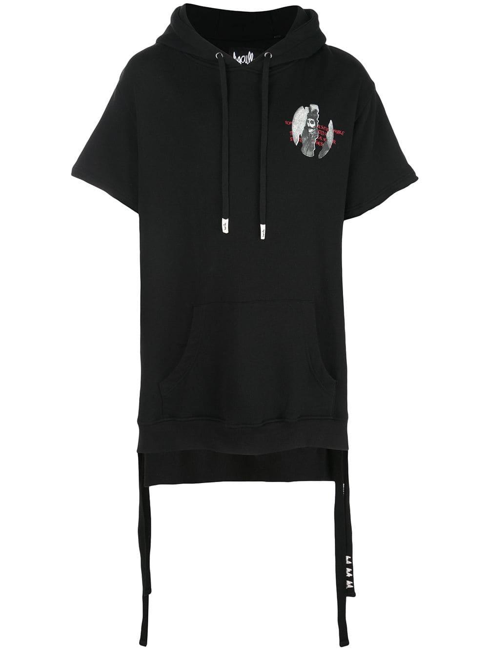 Haculla Cotton Torn Away Hoodie in Black for Men - Lyst