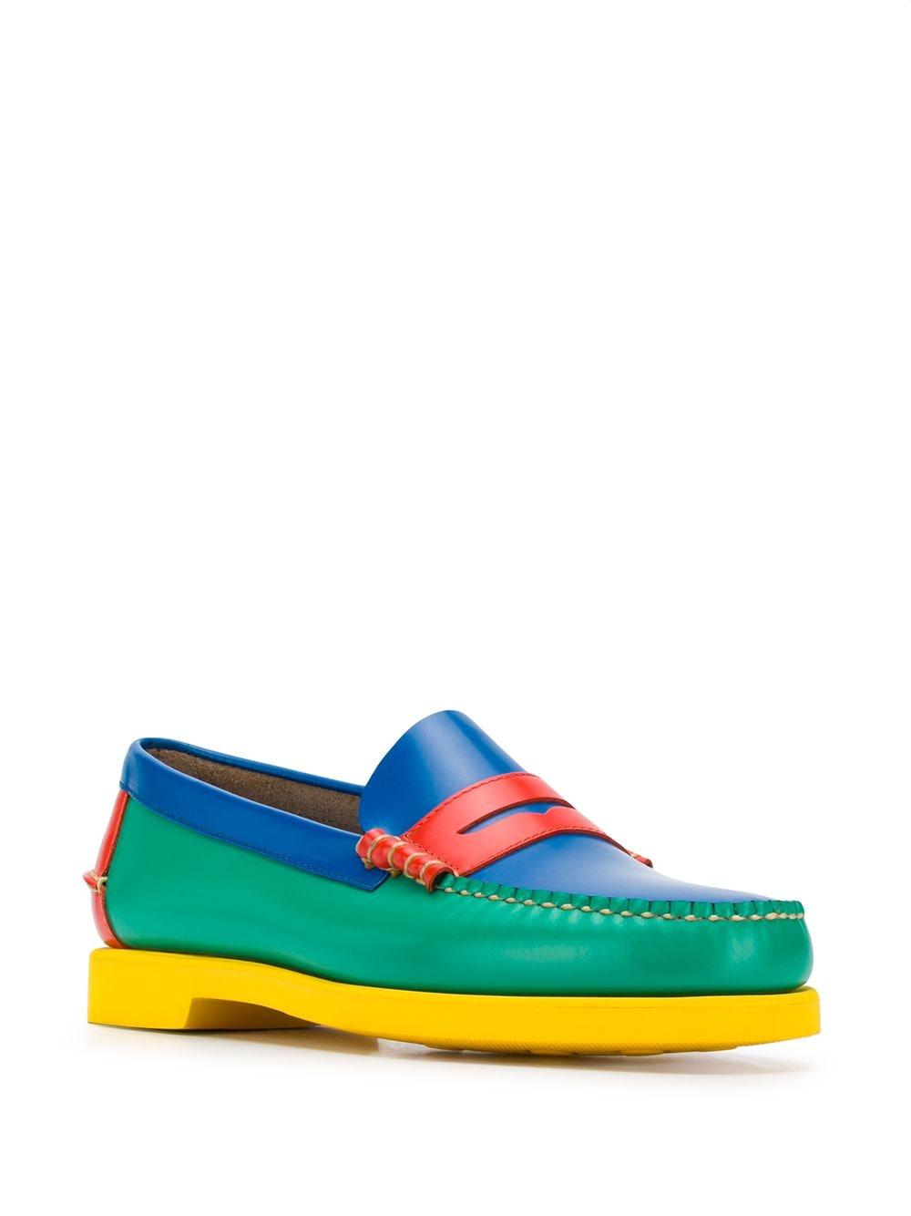 Sebago Dan Polaris Color-block Loafers in Blue for Men | Lyst