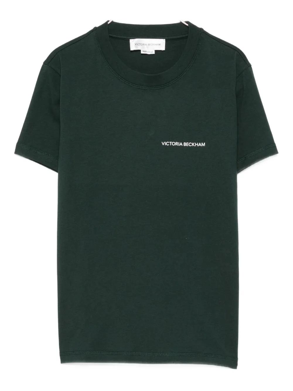 Tシャツ・カットソー VICTORIA BECKHAM Woman T-Shirt Green 1125JTS006165A WASABI Victoria Beckham T-shirts for Women | Online Sale up to 58