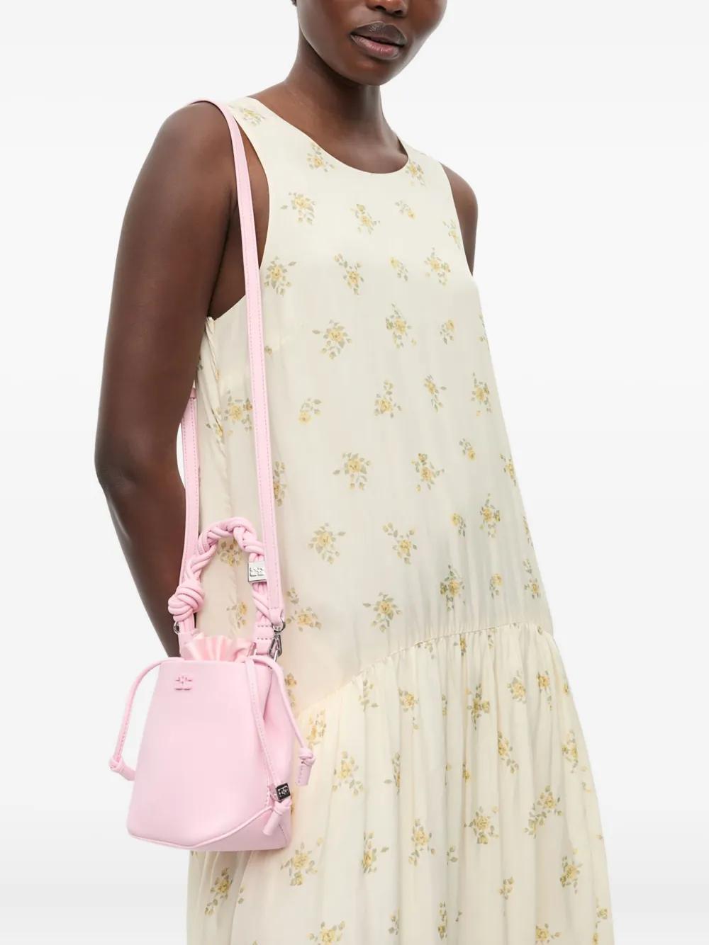 Ⓜ️新品　GANNI bou bucket bag ピンク　garni Ganni Mini Bou Bucket Bag in Pink | Lyst