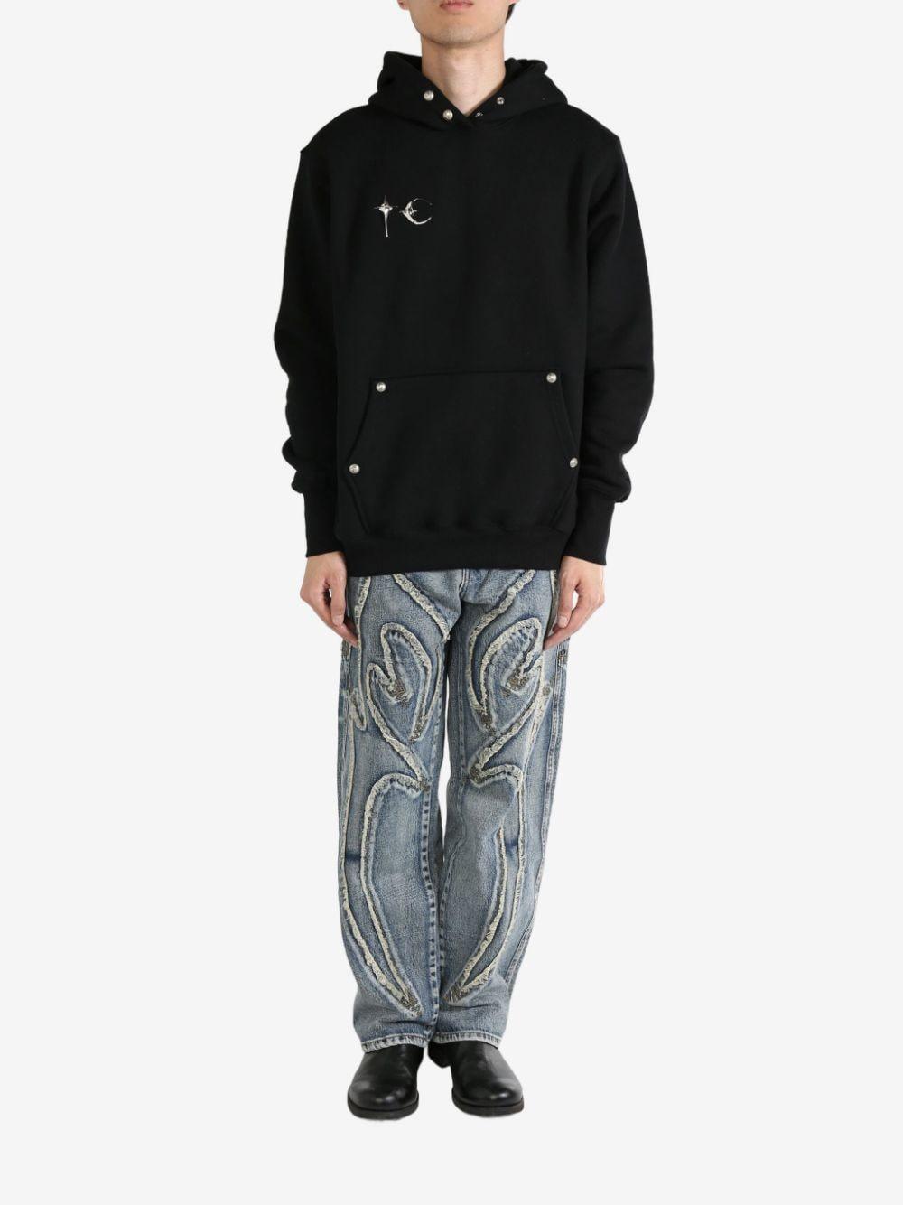 THUG CLUB ARMOR HOODIE パーカー ブラック