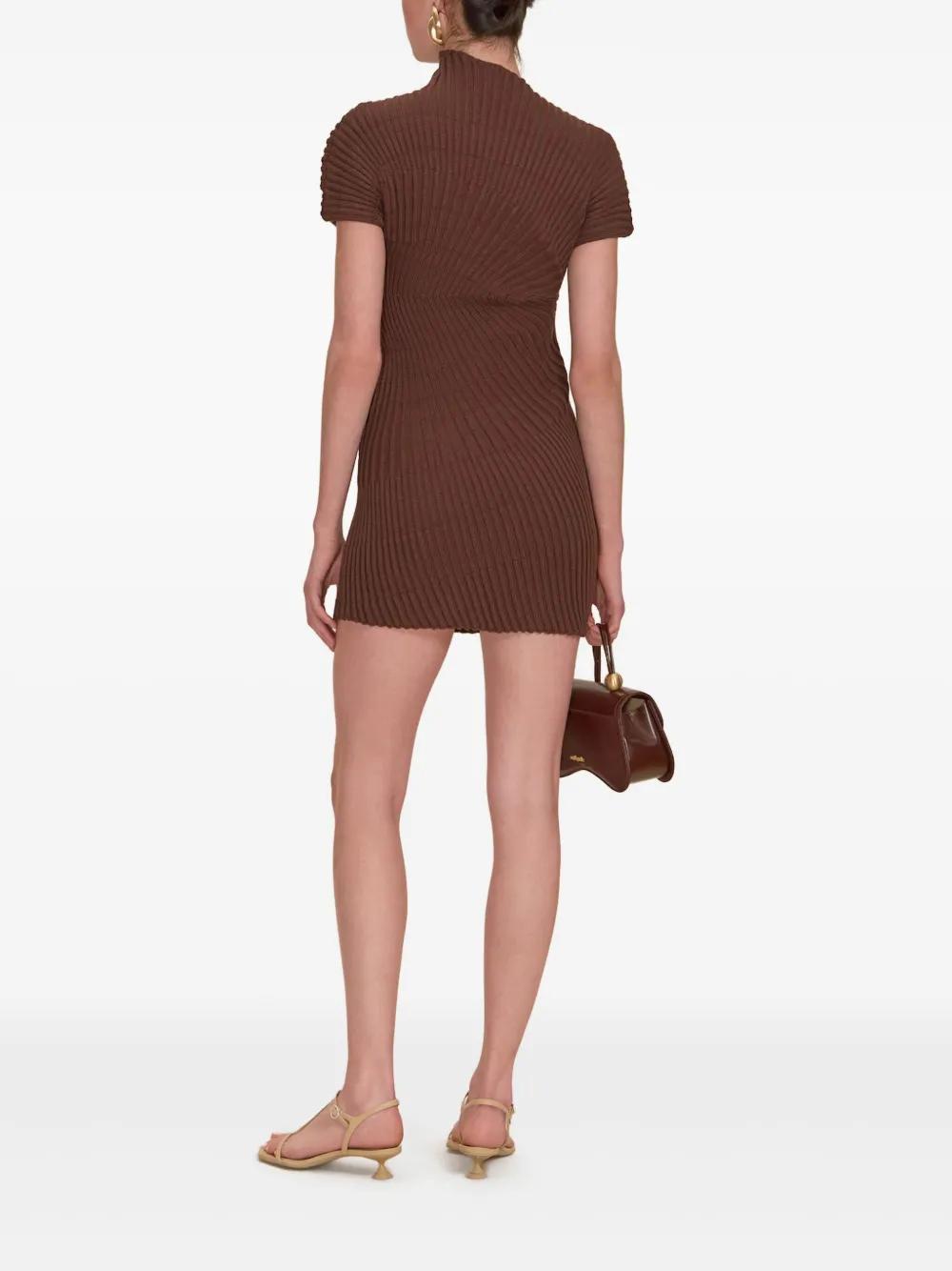 Cult Gaia Luka Mini Dress in Brown | Lyst