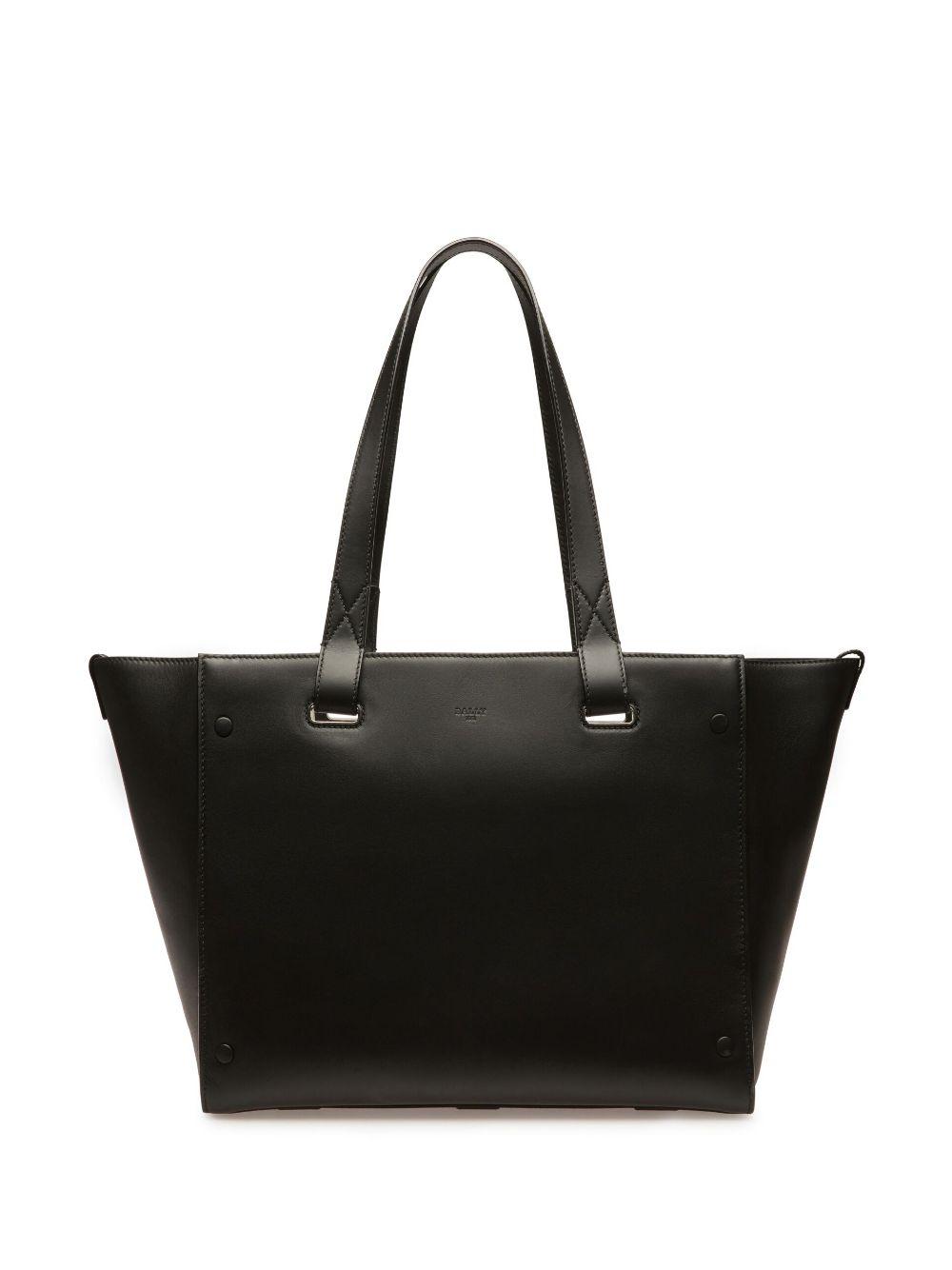 Bally Arystea Leather Tote Bag in Black Lyst