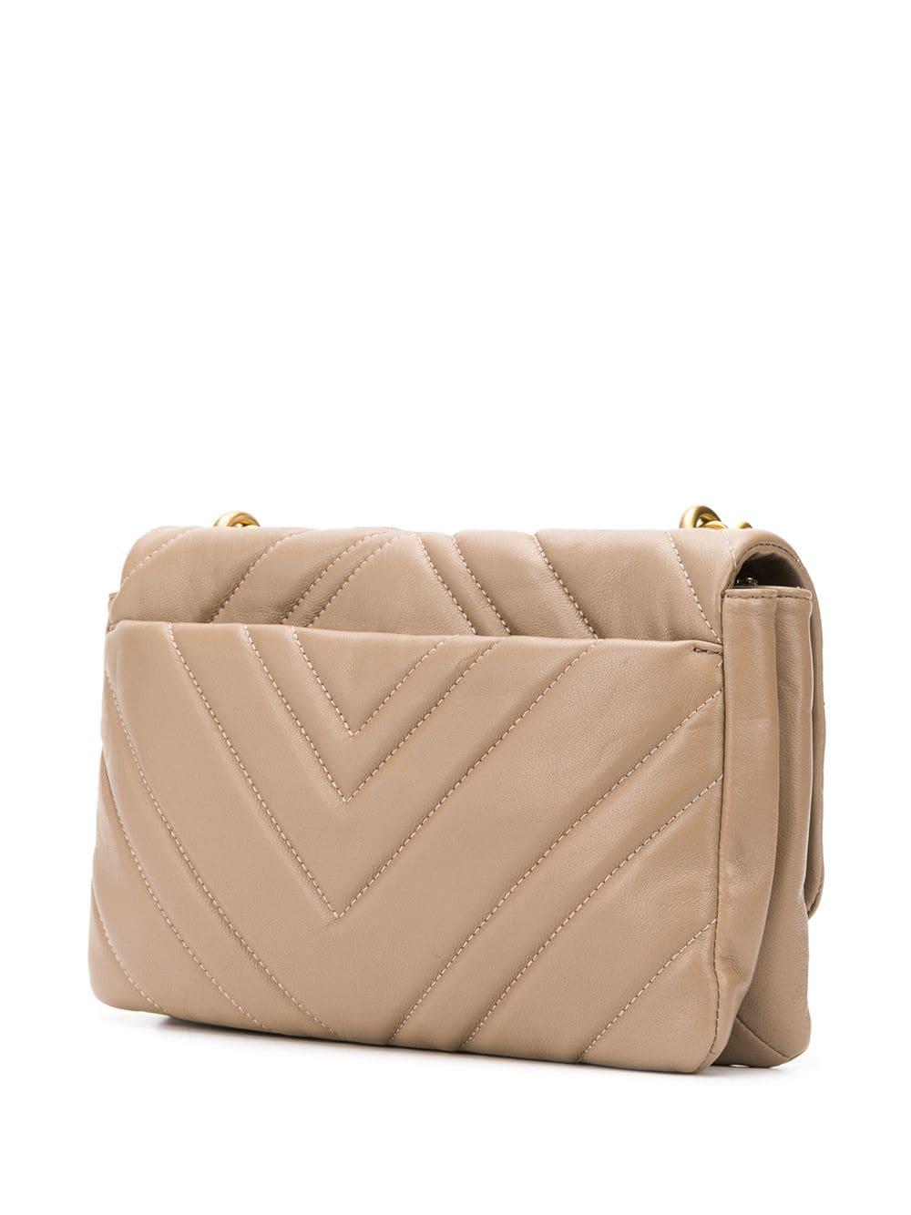 DKNY Vivian Quilted Crossbody Bag in Natural | Lyst
