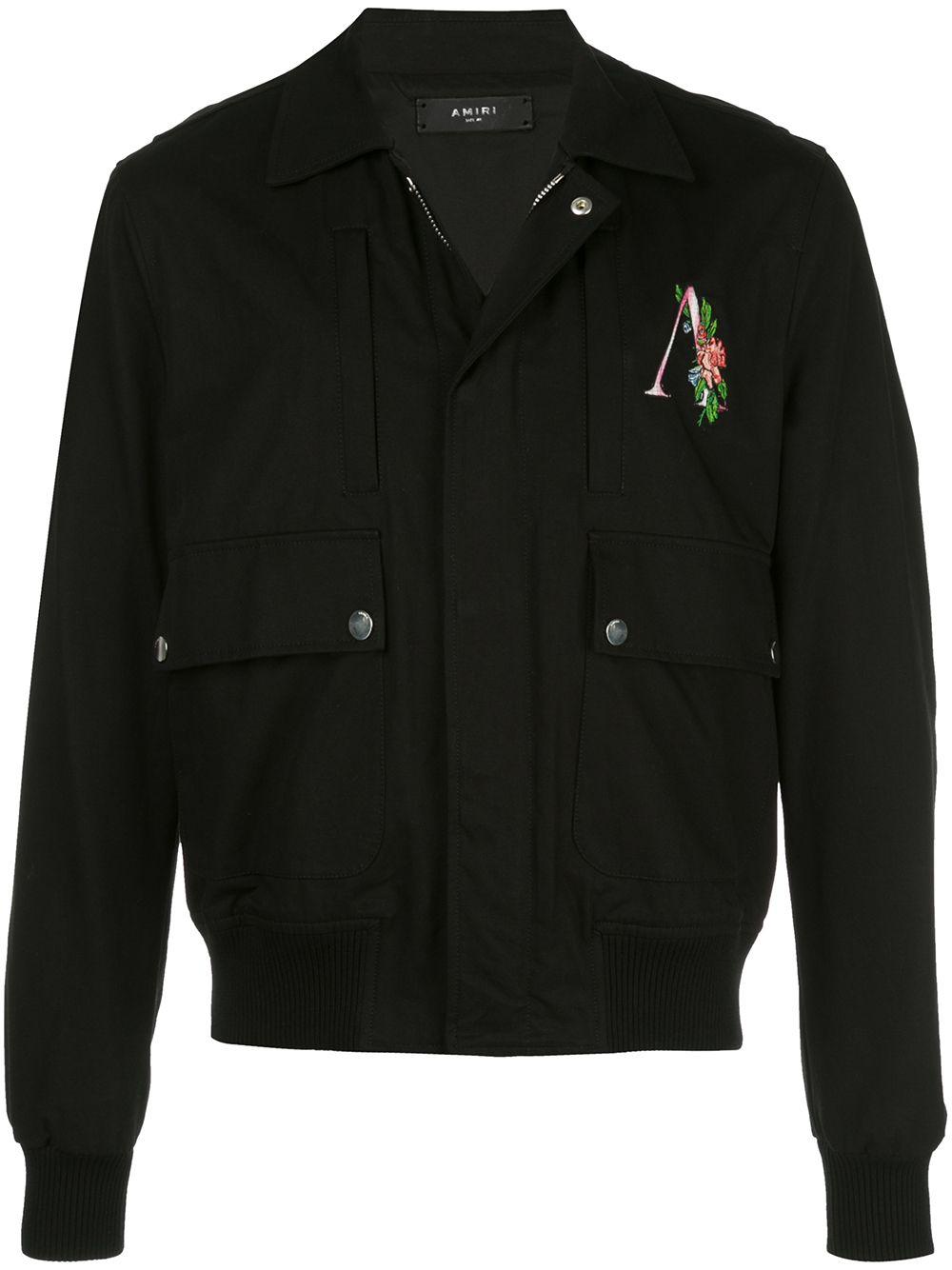 Amiri Cotton Floral-logo Shirt Jacket 