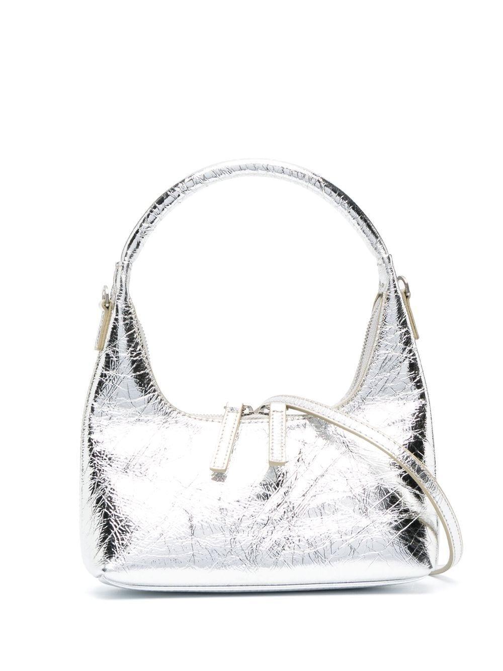 Marge Sherwood Metalliceffect Hobo Bag in White Lyst Canada