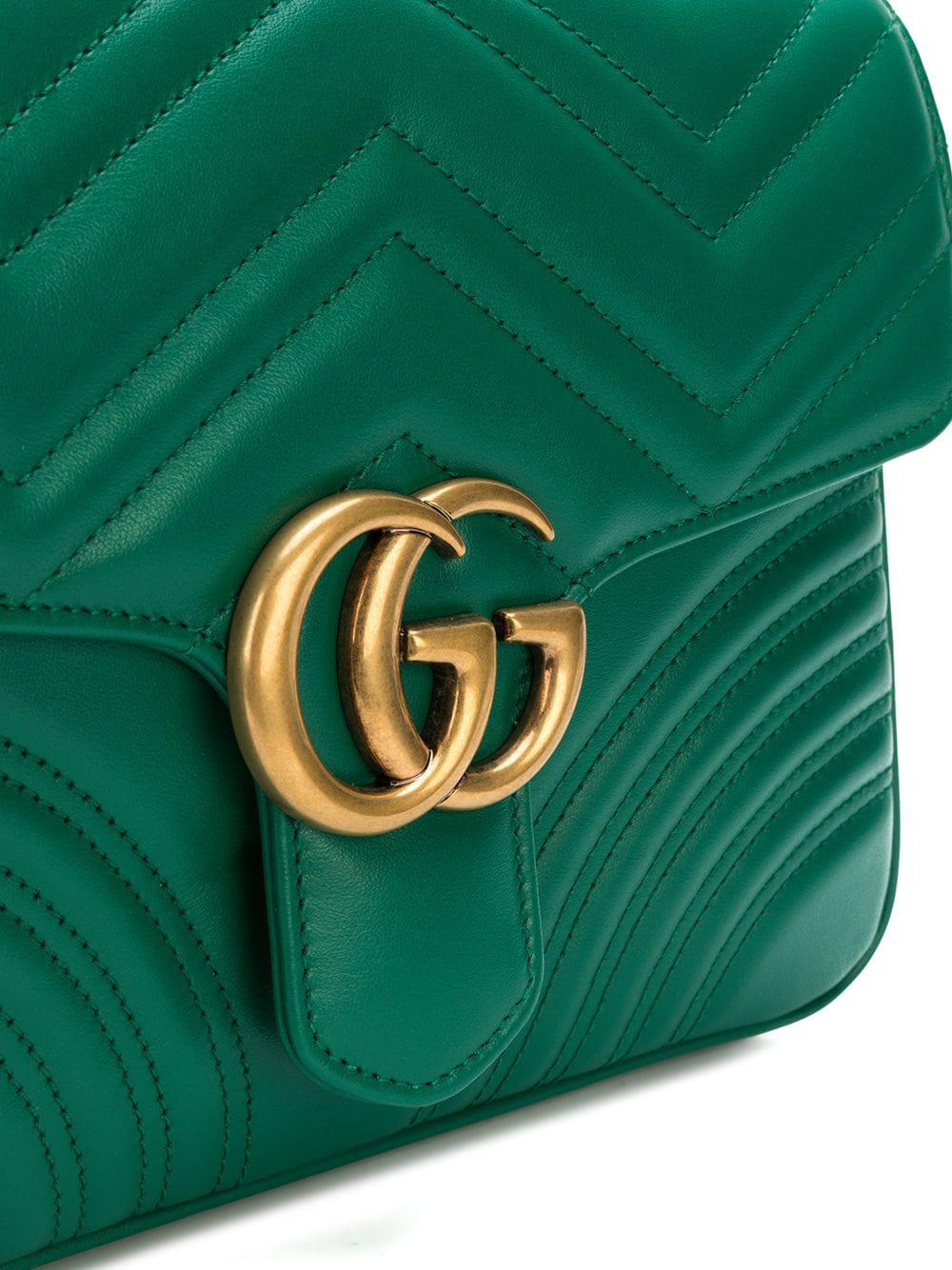 GUCCI GG Marmont Top Handle Bag