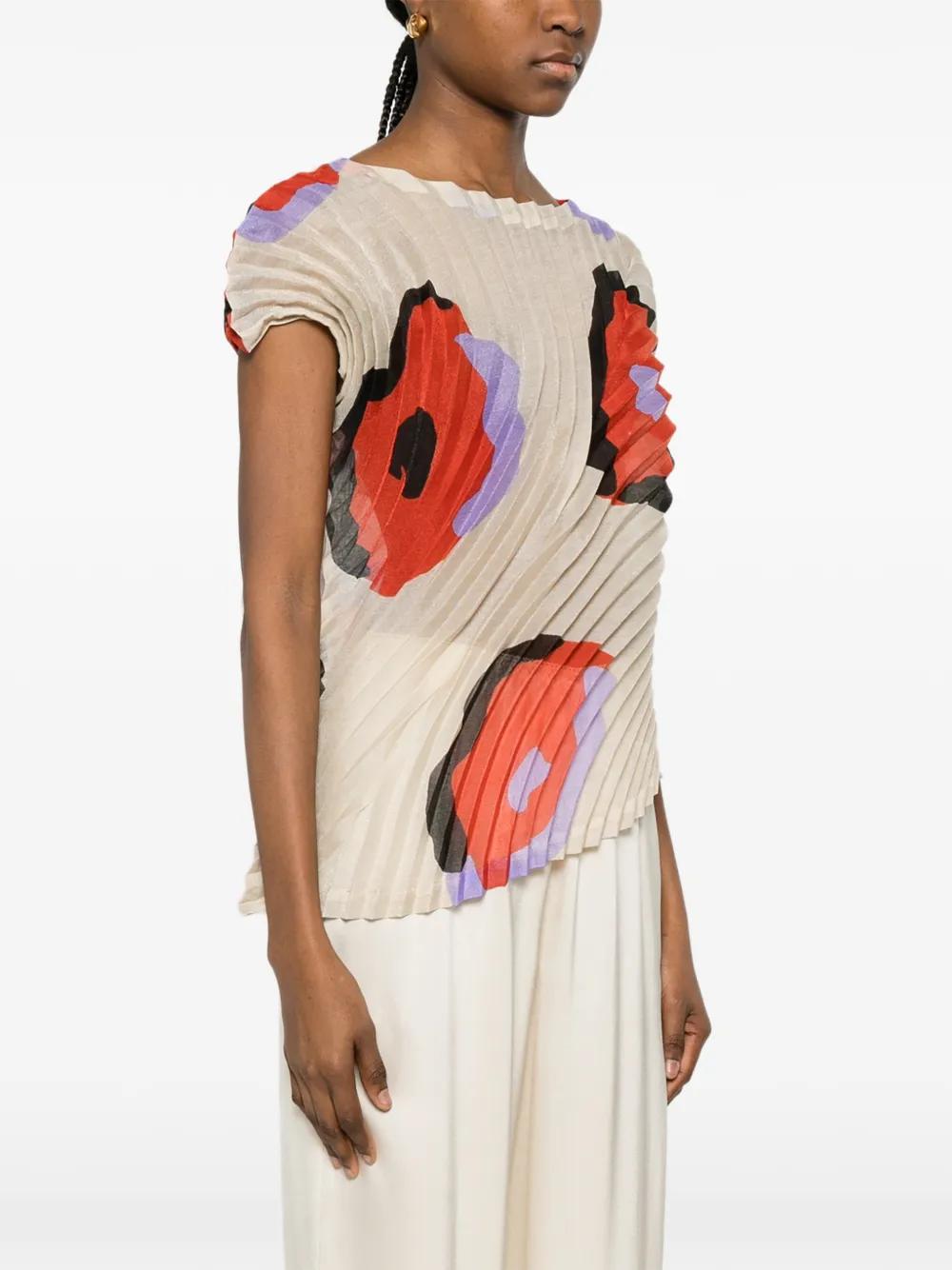 ISSEY MIYAKEチューリップ刺繍トップス Issey Miyake Tulip Sleeve Tops for Women | Lyst