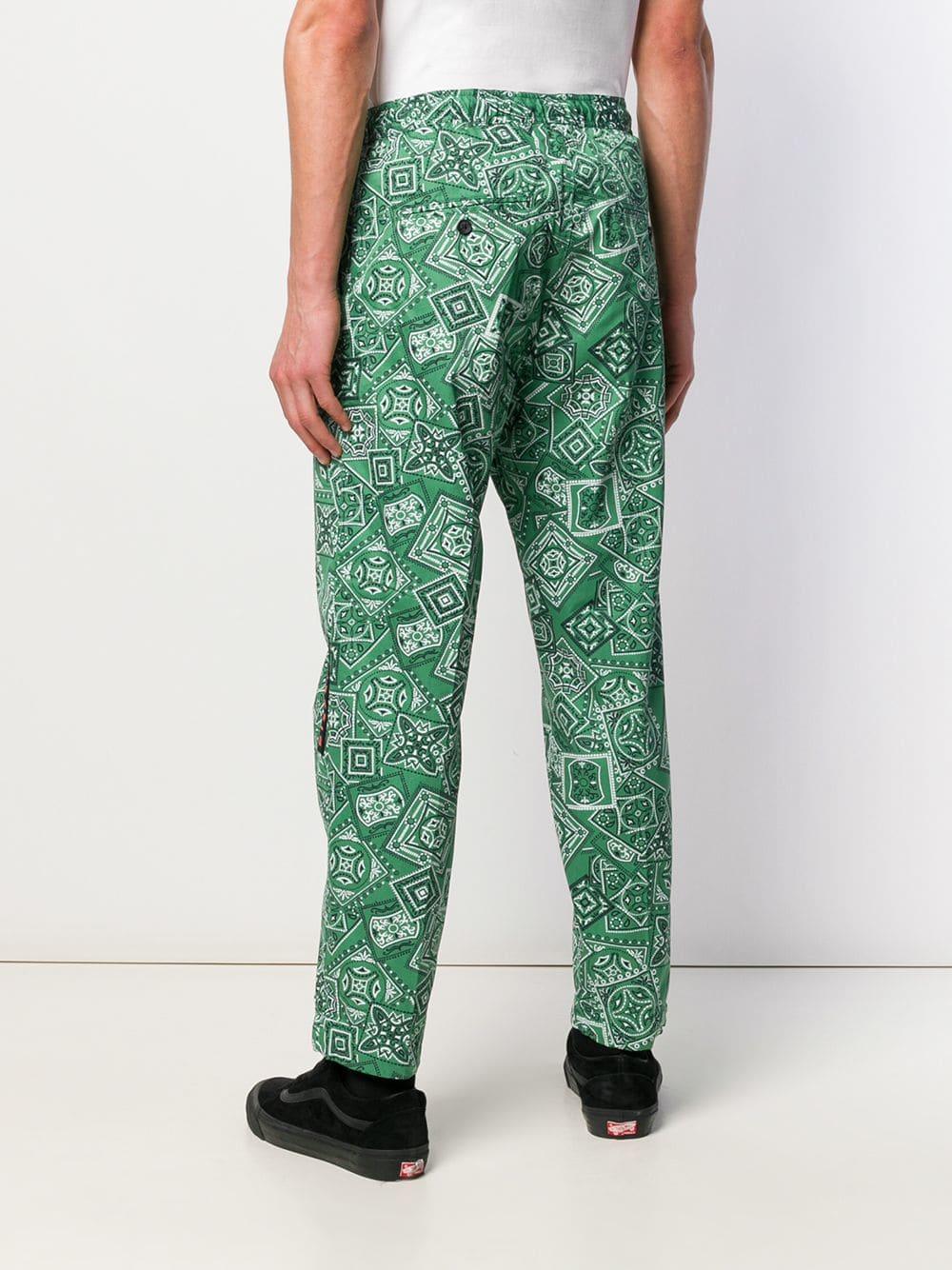 DIESEL Cotton Bandana Print Trousers in 