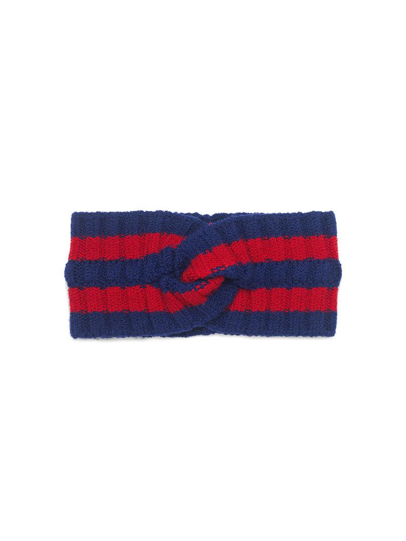 gucci headband blue red