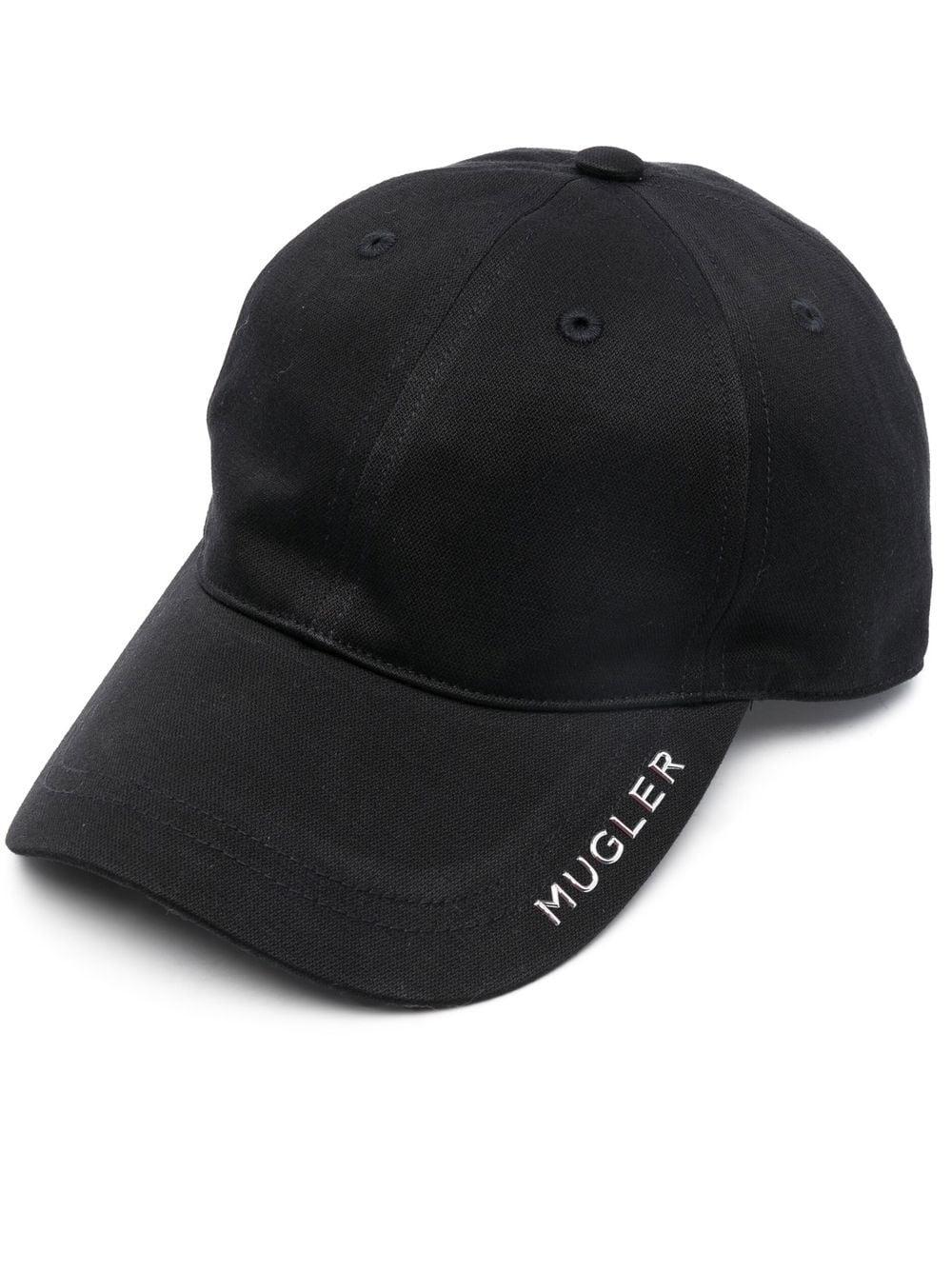 Mugler Logo Baseball Hat in Black | Lyst