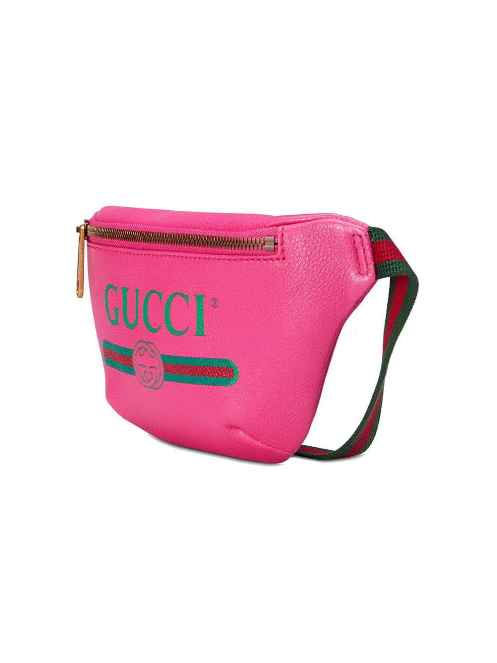 Gucci hot pink fanny pack sale