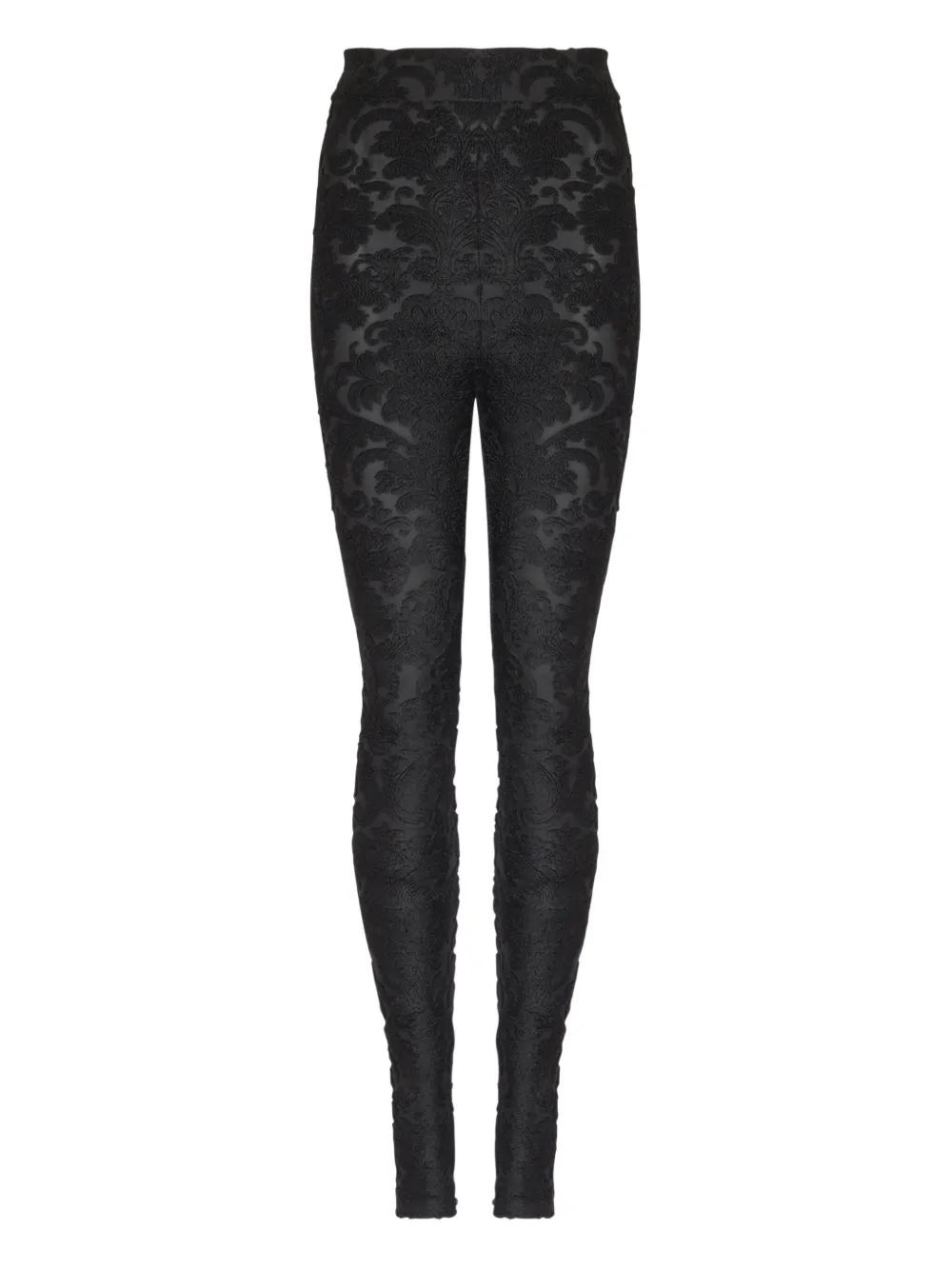 【関税込み】Balmain ブラック スキニー レギンス Balmainのブラック スキニー レギンスがセール中