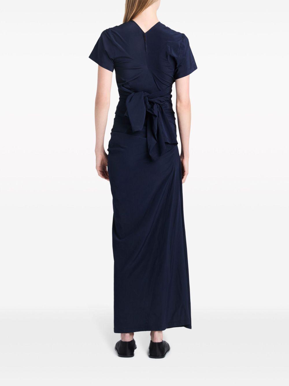 Proenza Schouler Sidney Draped Maxi Dress in Blue Lyst UK