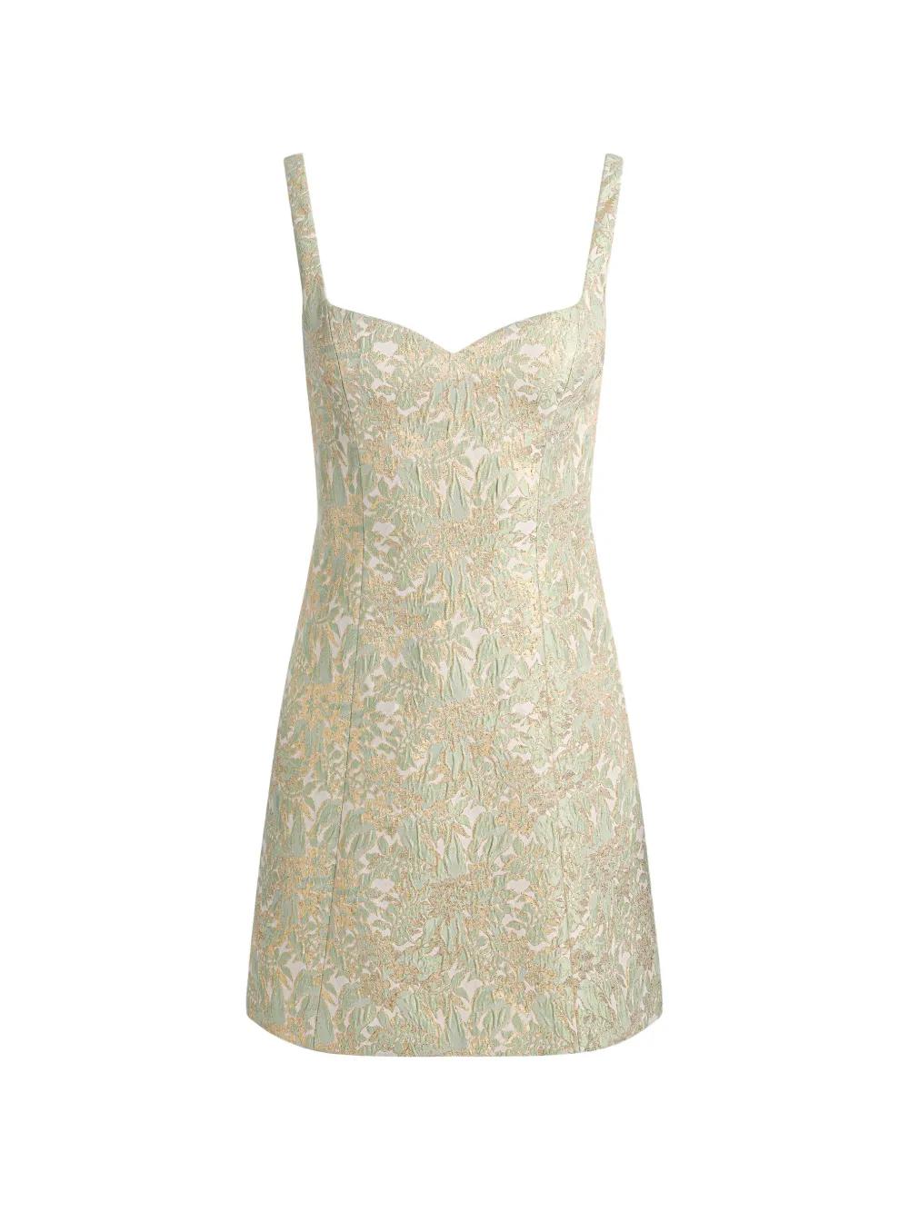 strapless open back dress Sienna Red & Beige Floral Mini Dress Xs