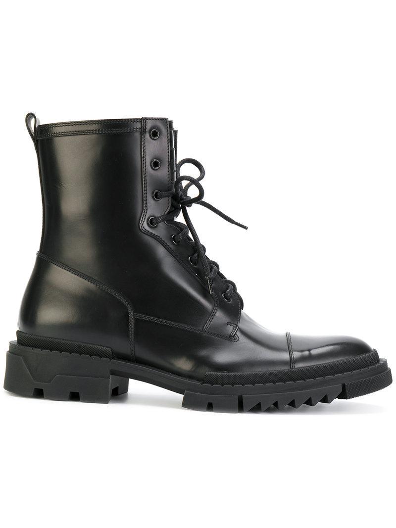 versace combat boots