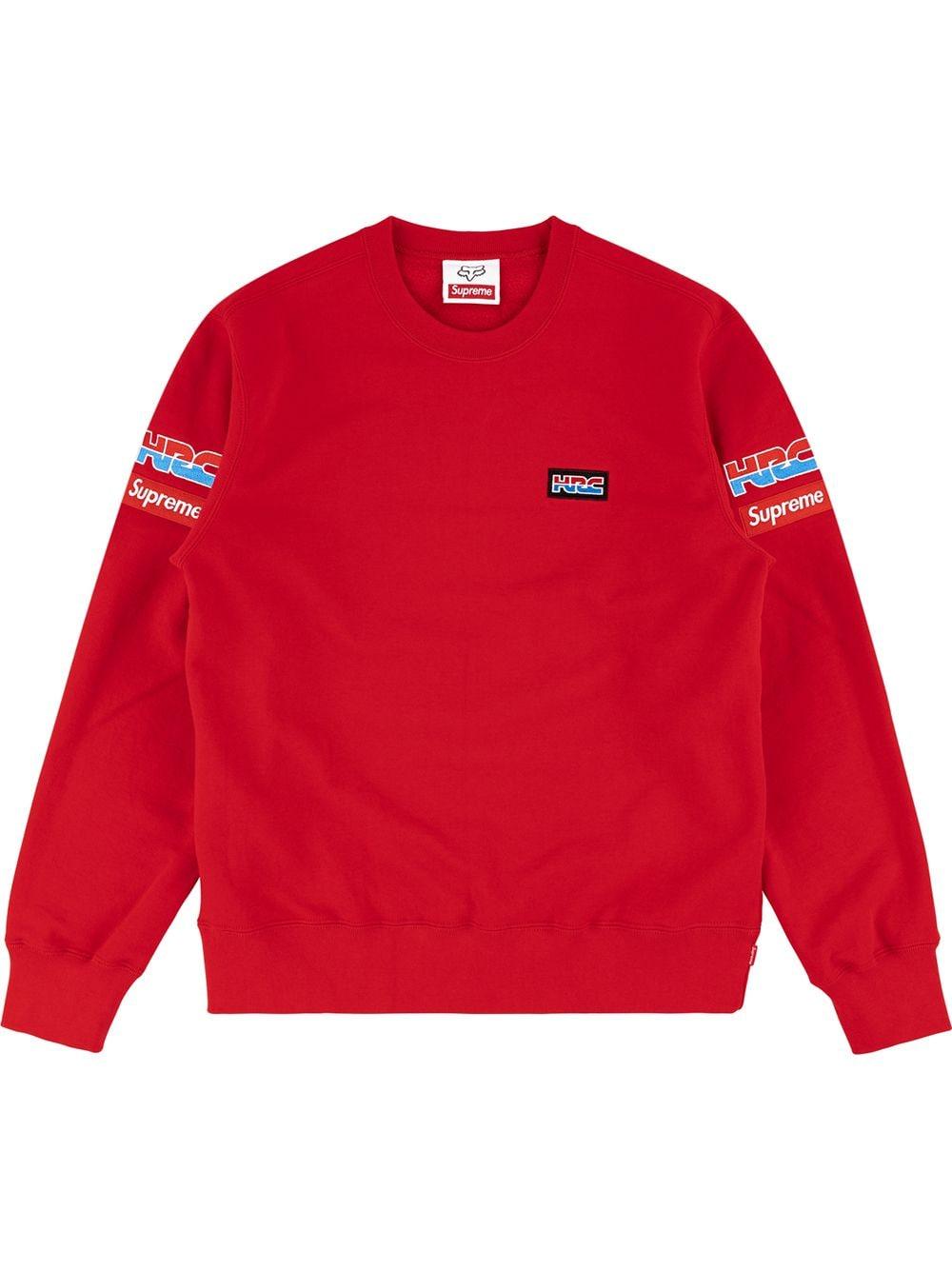 Supreme Honda Fox Racing Sweatshirt in Red for Men | Lyst