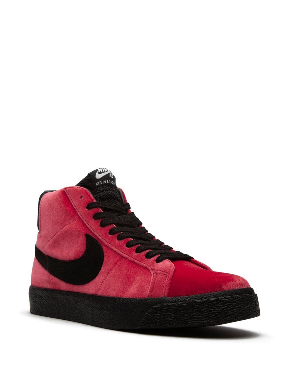 Nike Velvet Sb Zoom Blazer Mid Sneaker in Red for Men - Lyst