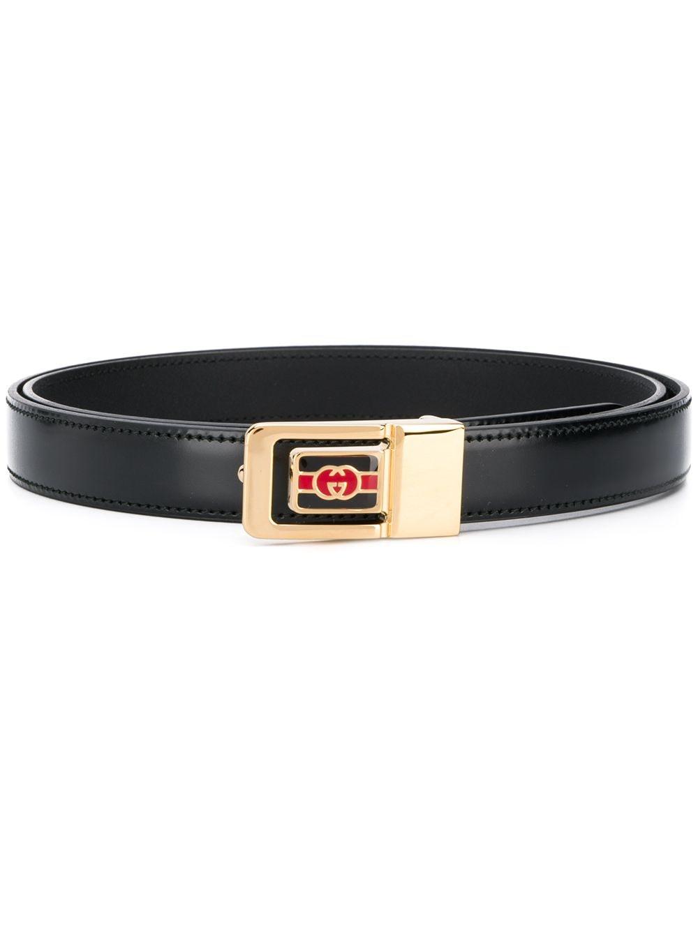 mens gucci belt with gold buckle
