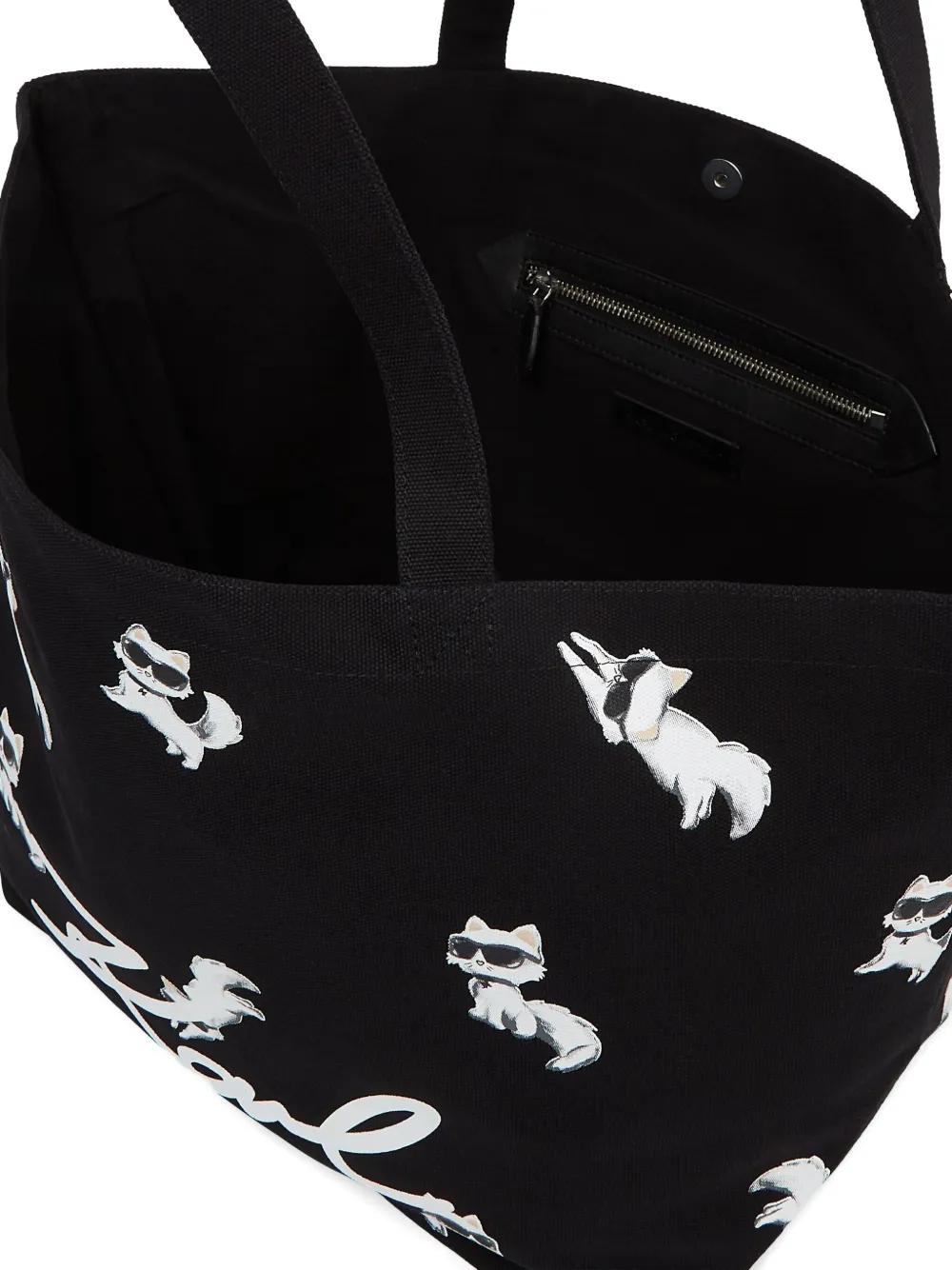 Karl Lagerfeld K/Ikon Choupette Tote Bag in Black Lyst UK