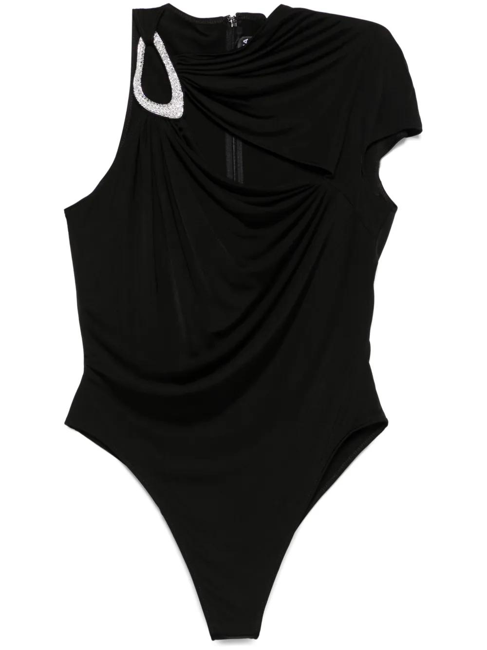 オールインワン・サロペット DAVID KOMA Scuba cut out one-length bodysuit Bodysuits – David Koma