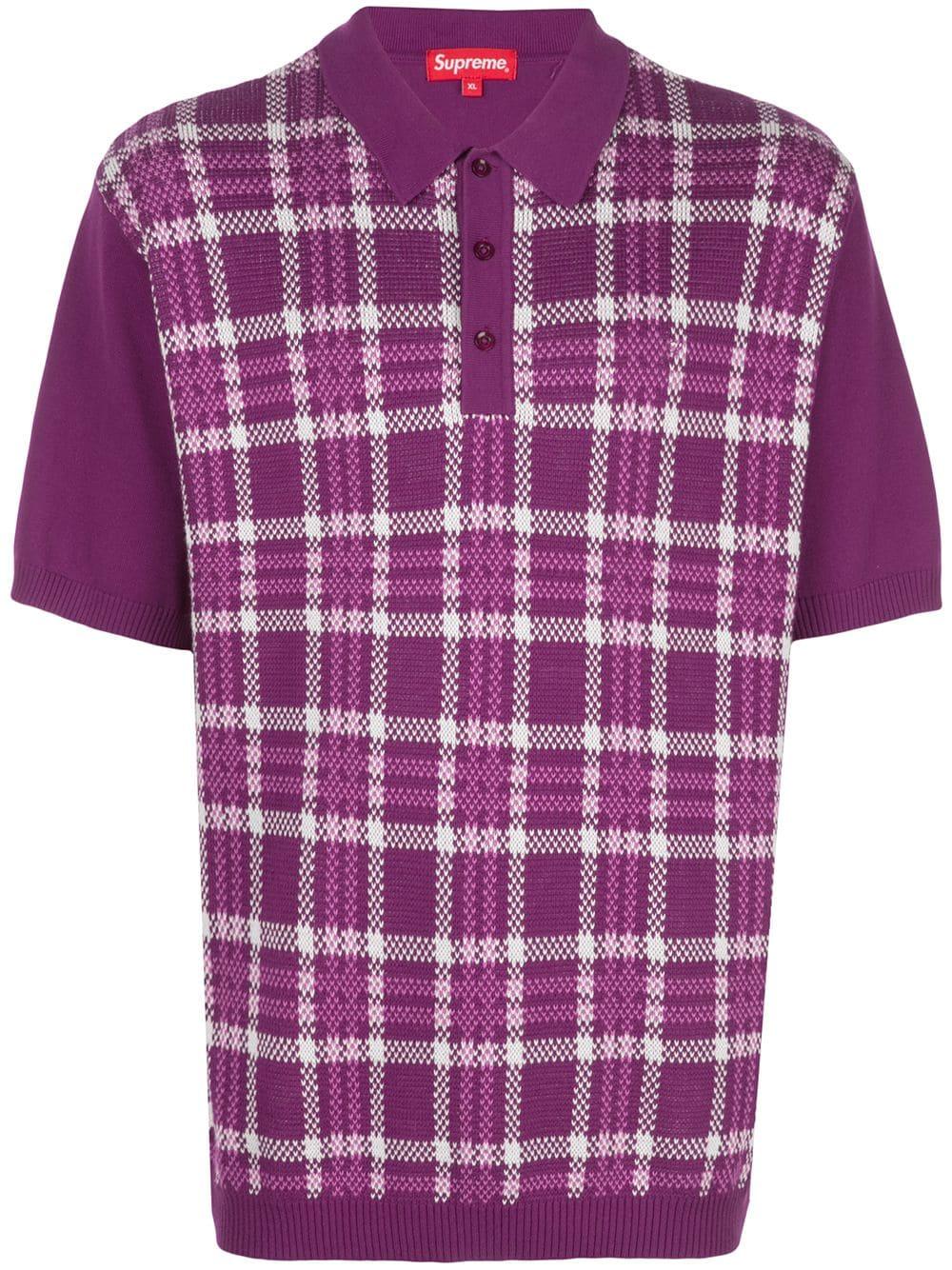 supreme knit polo