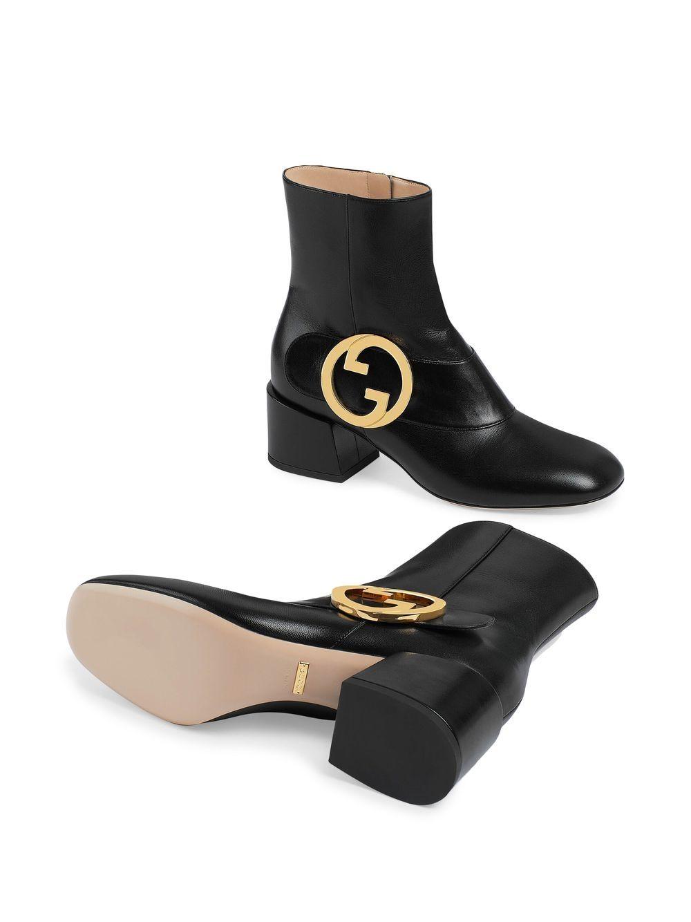 Gucci Blondie Women's Ankle Boot in Black | Lyst