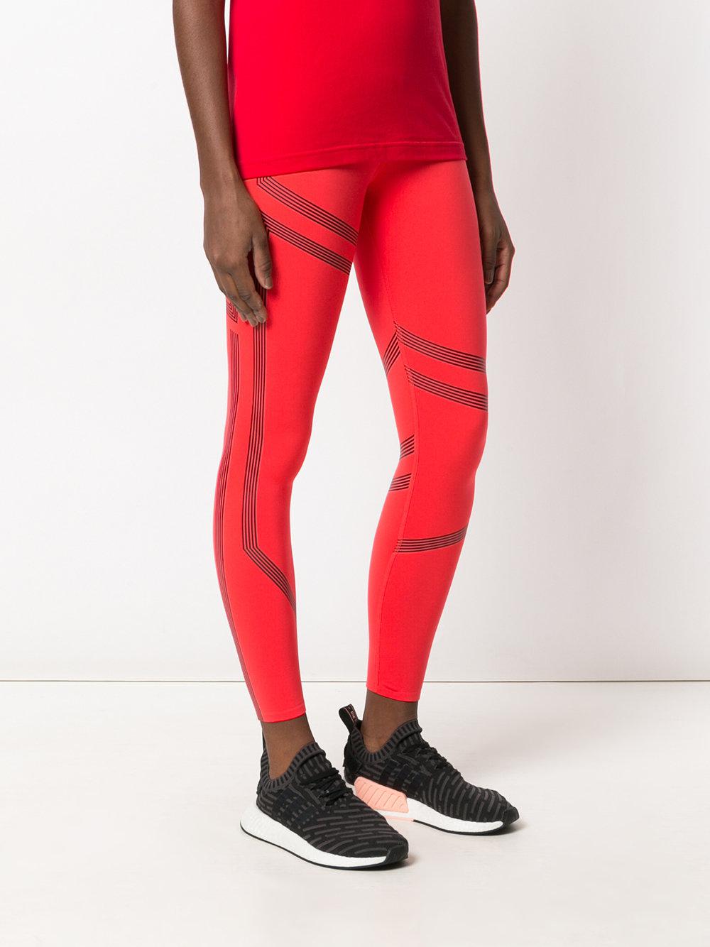 legging bande rouge