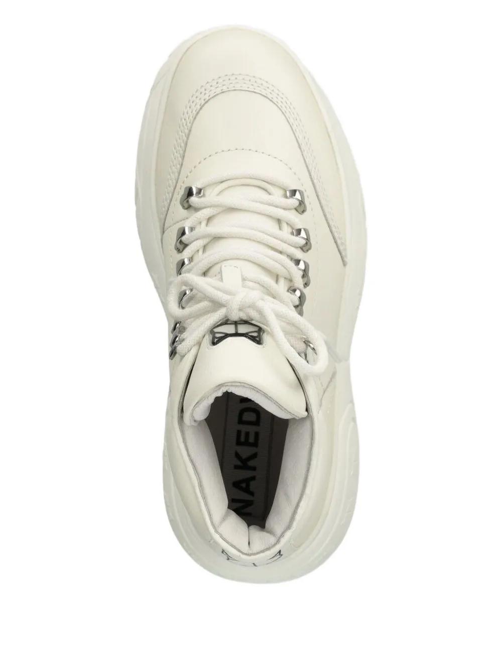 Naked Wolfe Spike Sneakers in White | Lyst