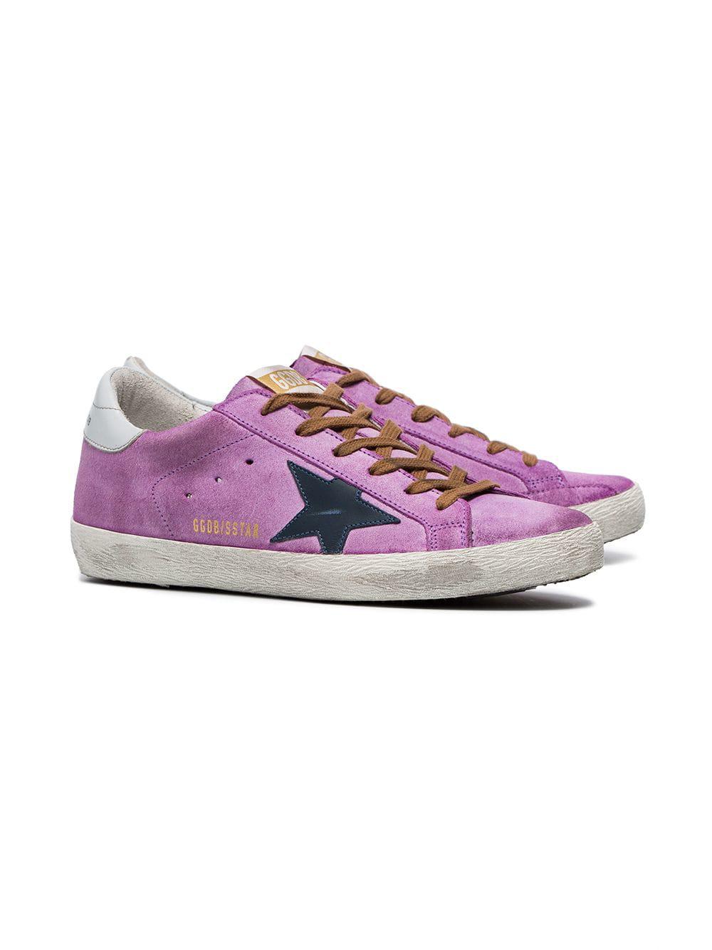sneakers with purple in them