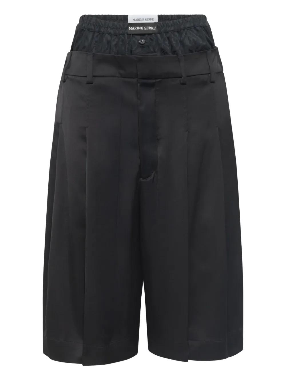 ショートパンツ MARINE SERRE Women Shorts  Burmudas UPA058A 99 Black Marine Serre Shorts for Women | Online Sale up to 76% off | Lyst