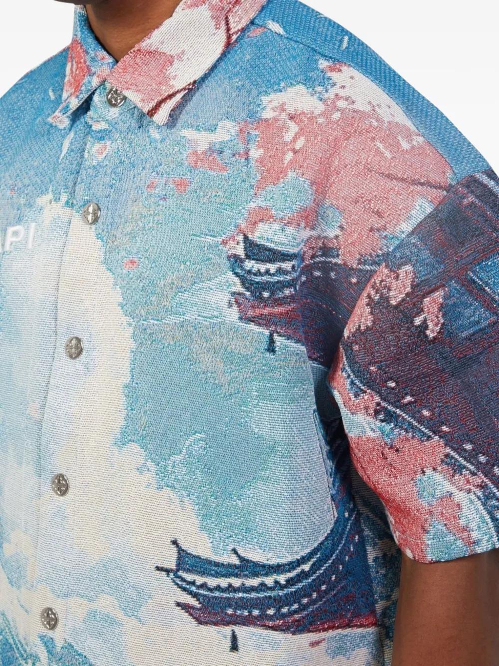 GUAPI Tokyo Tapestry Shirt in Blue for Men | Lyst