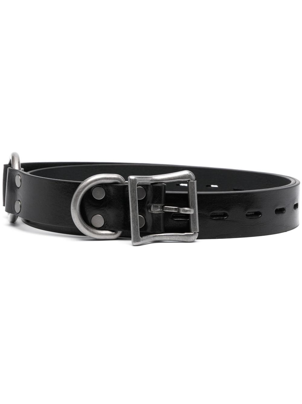 Martine Rose Bondage Leather Belt in Black for Men | Lyst