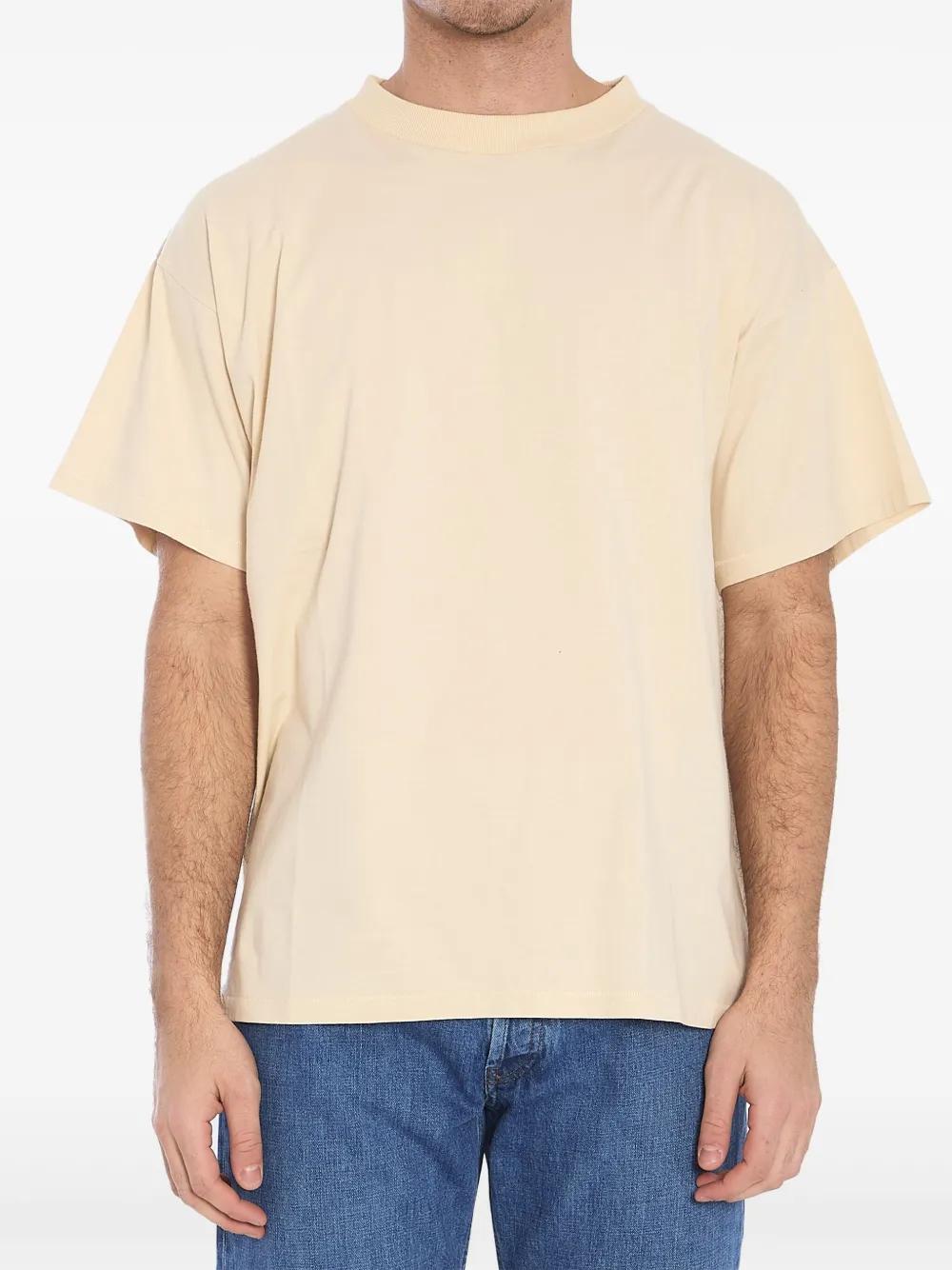 【何とでも合わせられる♪】TheRow Sato T-Shirt Sato T-Shirt Beige in Cotton – The Row