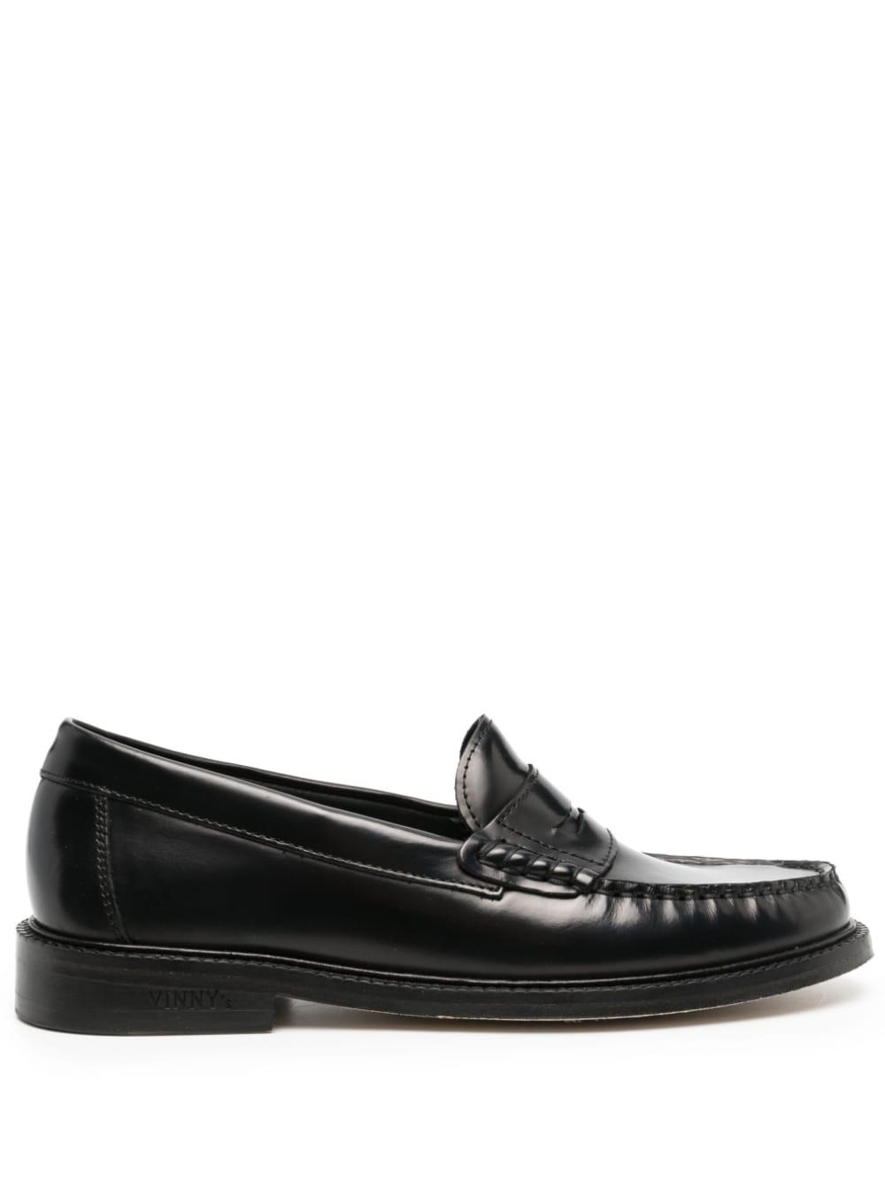 VINNY'S Yardee Mocassin Loafers in Black for Men | Lyst