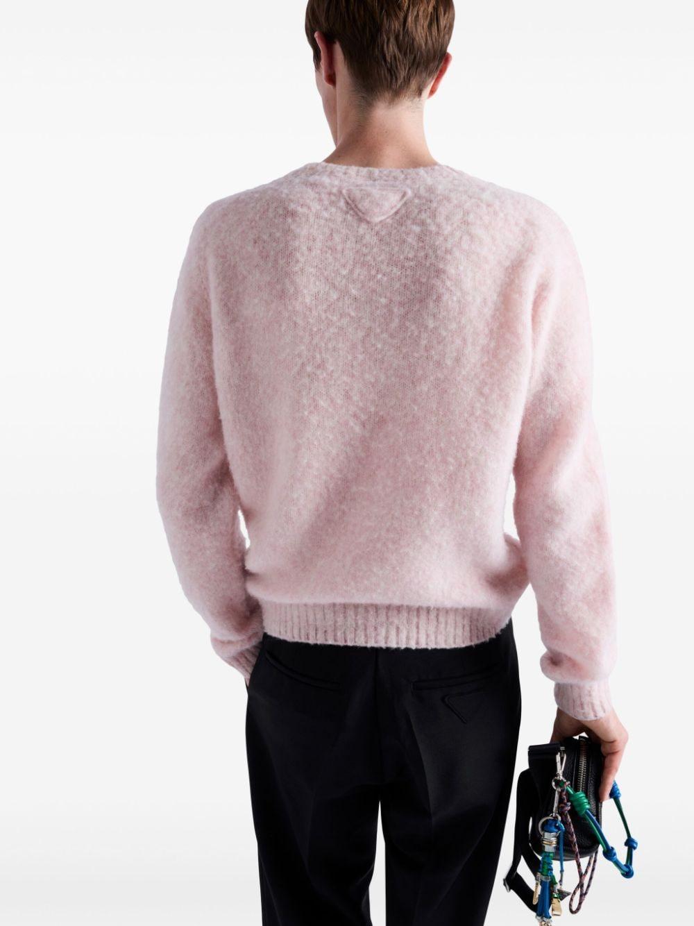 Prada Wool Sweater in Pink for Men Lyst UK