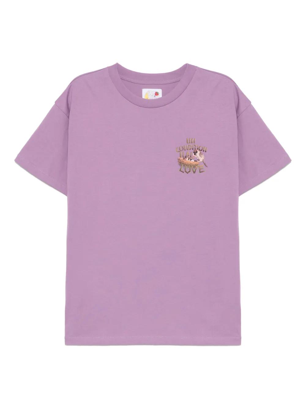 skyhighfarm tシャツ STRAWBERRY MOON PERENNIAL TSHIRT KNIT - WHITE – Sky High