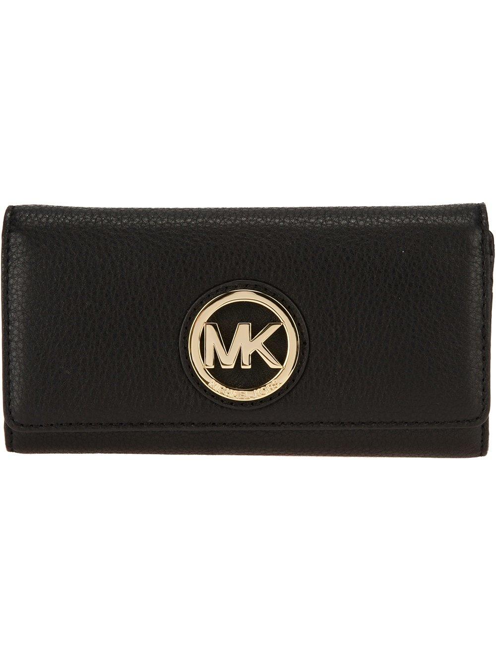 Lyst - Michael Michael Kors 'fulton' Wallet in Black