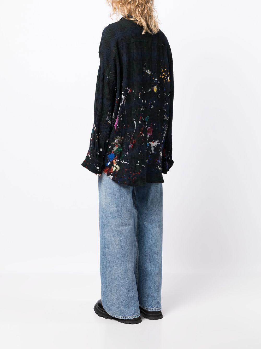 Zara paint splatter shop jumper