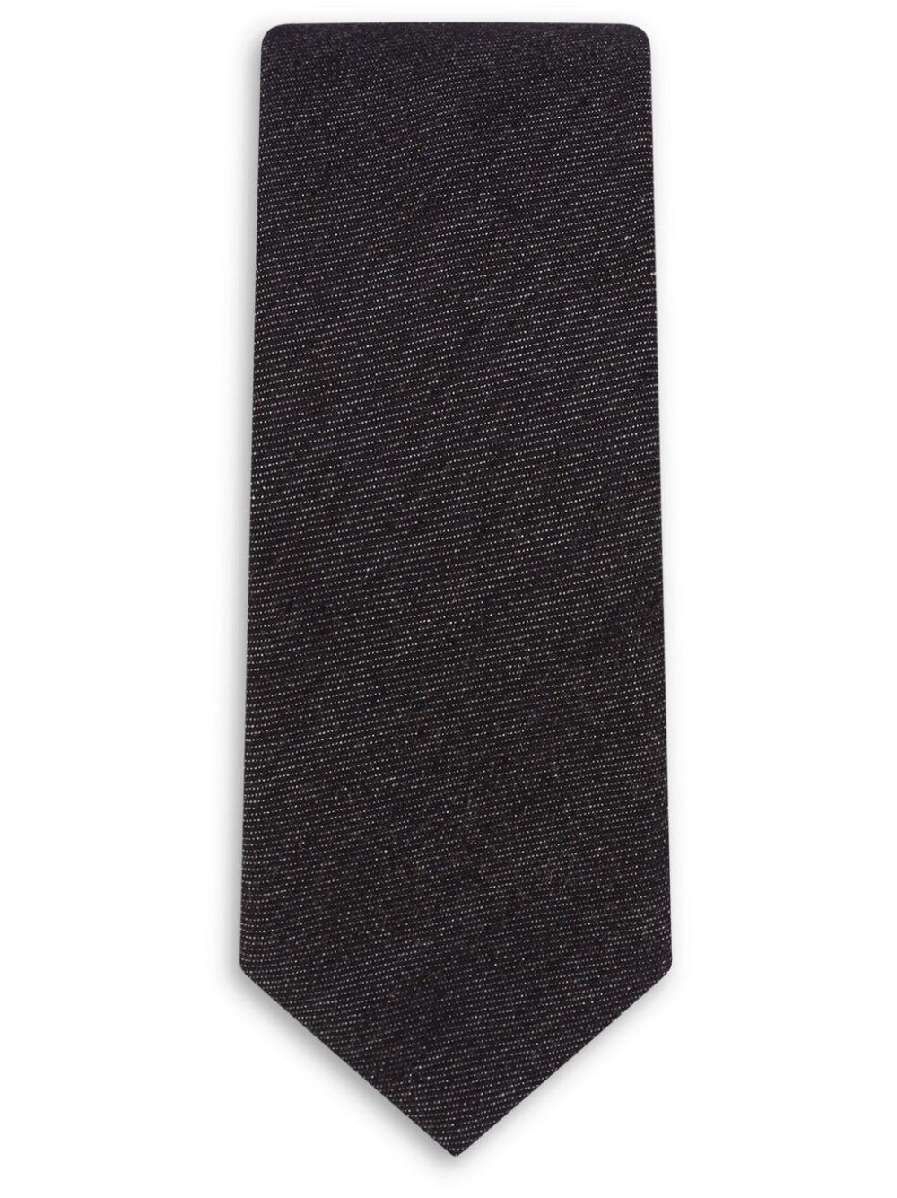 Dolce & Gabbana Brown Leopard Print Silk Adjustable Men Necktie Tie main image 0