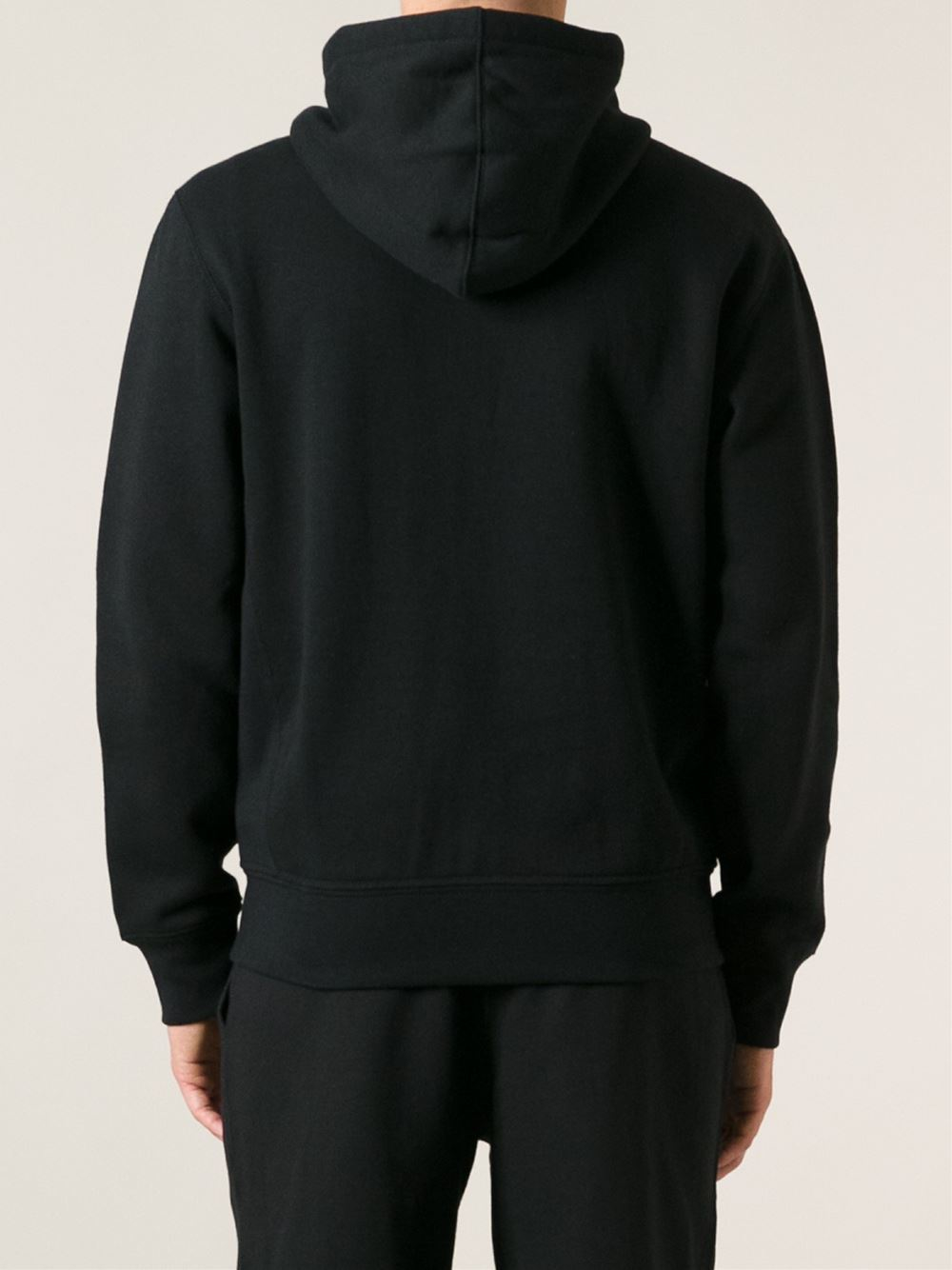 Polo Ralph Lauren Cotton Zip Up Hoodie in Black for Men - Lyst
