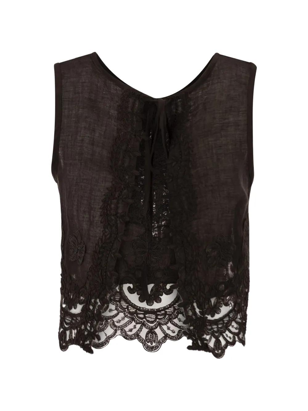 Black Maurizio Mykonos Tops for Women | Lyst