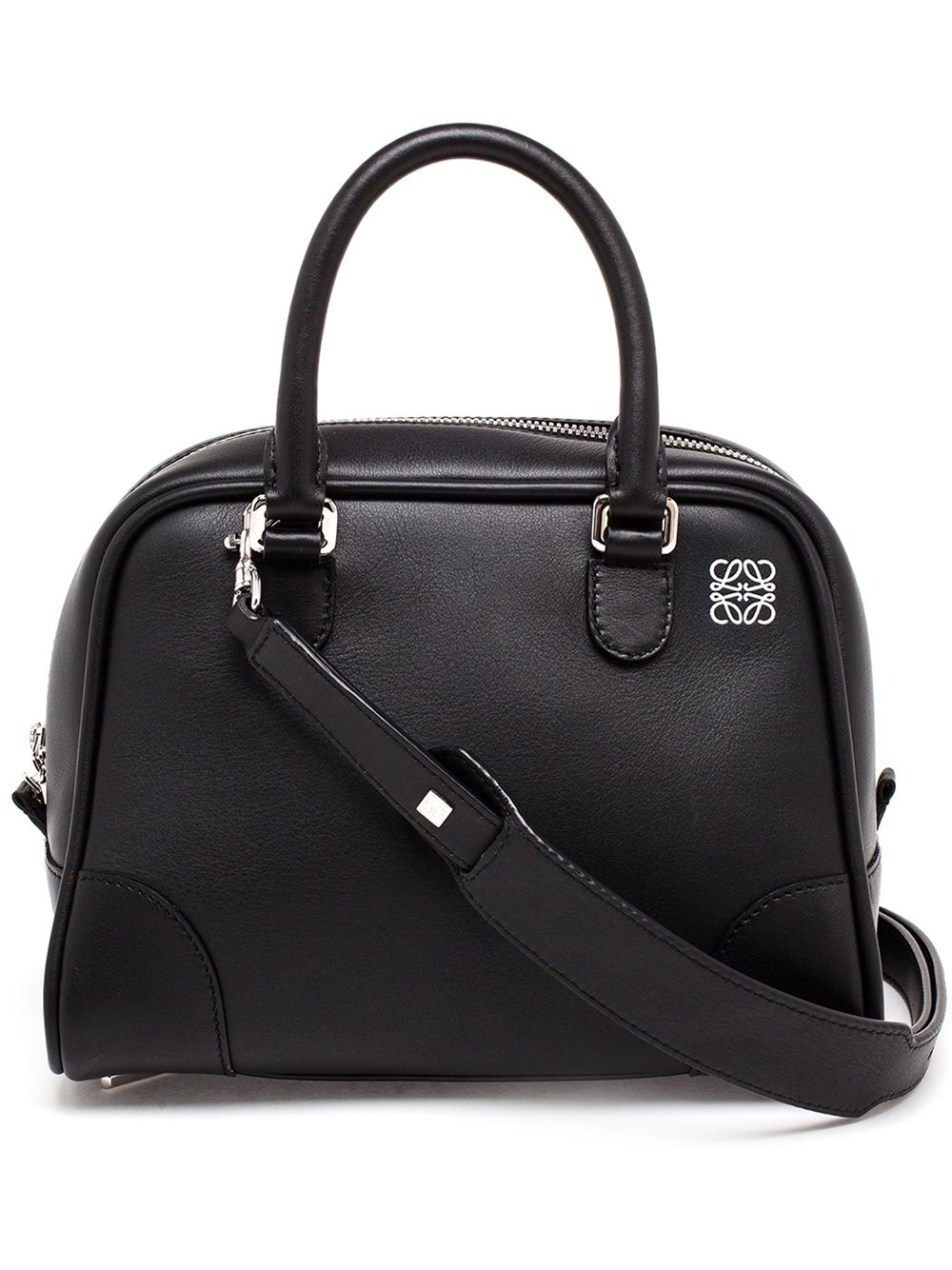 Loewe Amazona 75 Small Leather Tote in Black Lyst