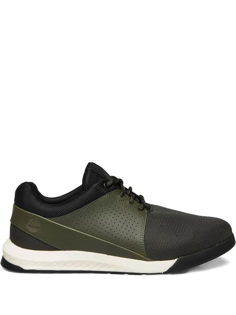 スニーカー TIMBERLAND Men Sneakers Green TB0A6DJKEY11 DARKGREENKNIT Mens-Voyager-Park-Mid-LaceUp-