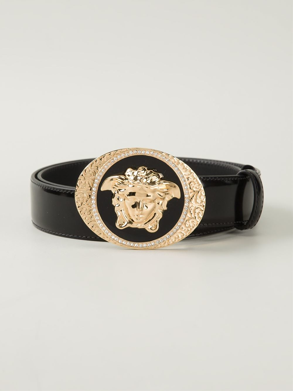 men's buckle belts gold Calf Versace Men Medusa 110 Belt in Leather Buckle men's buckle belts gold Calf Versace Men Medusa 110 Belt in Leather Buckle