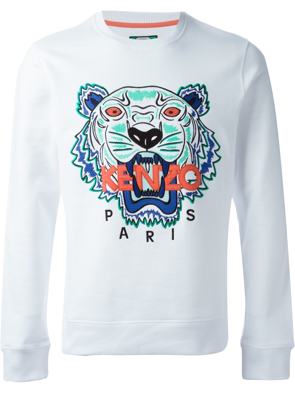 Lyst - Kenzo Tiger Sweatshirt in White for Men