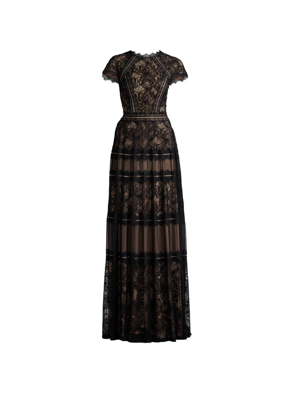 lace skirt tshirt dress Chocolate Cara T Shirt Dress  Never Fully Dressed