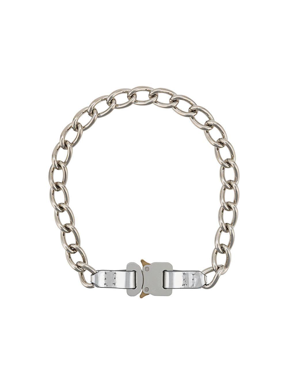 1017 ALYX 9SM Leather Buckle Detail Chain Necklace in Metallic - Lyst