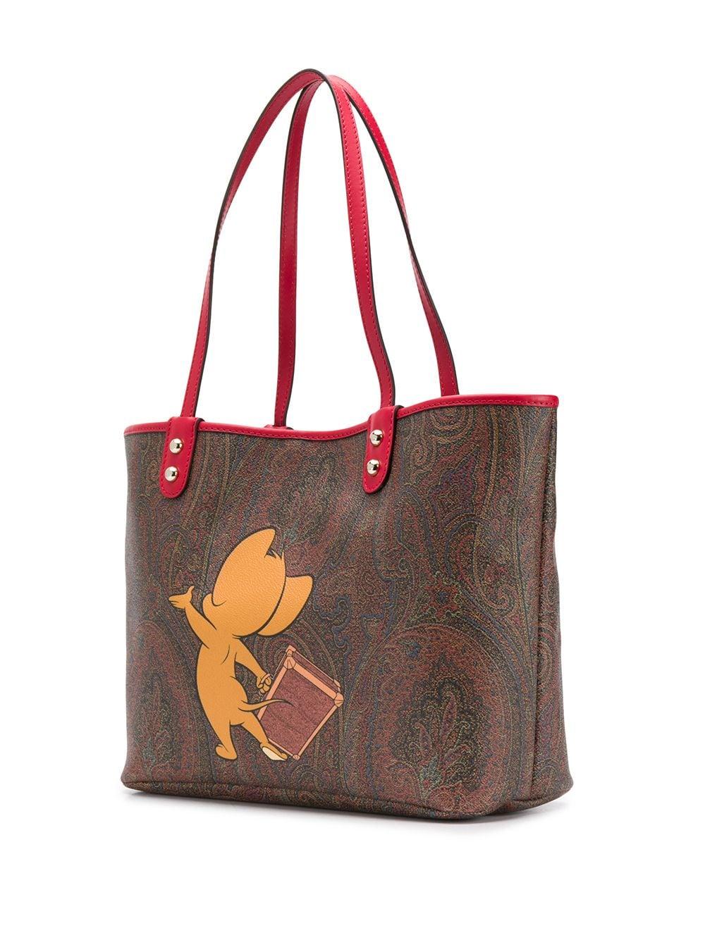 Borsa tote x Tom and Jerry di Etro in Marrone | Lyst